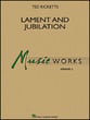 Lament and Jubilation Concert Band sheet music cover